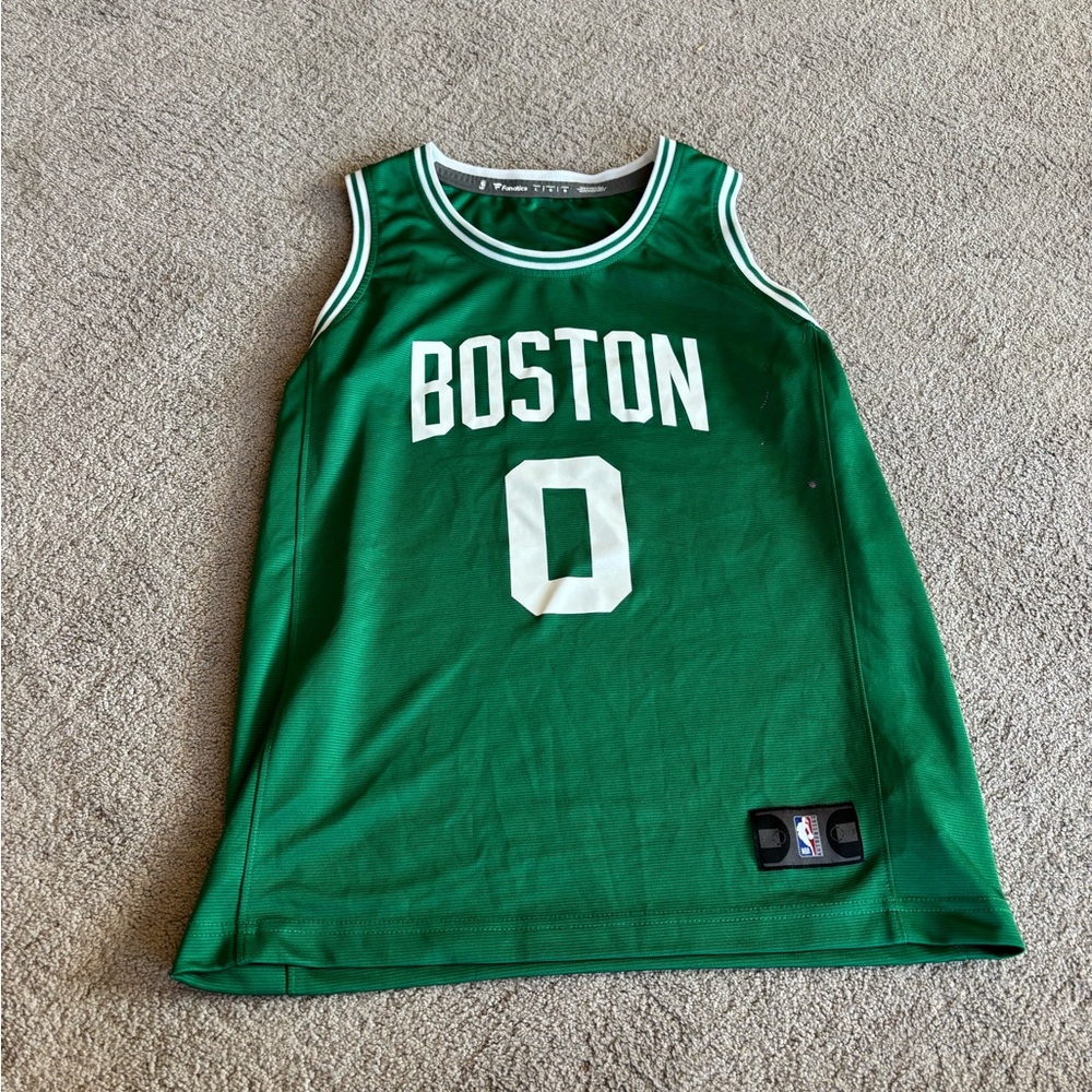 Green Boston Basketball Jersey Jason Tatum YL